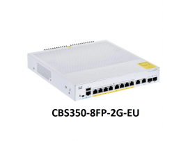 Cisco Business CBS350-8FP-2G Managed Switch 8 Port GE Full PoE 2x1G Combo