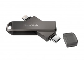 SanDisk 64GB iXpand Flash Drive Luxe for Your iPhone and USB Type-C Devices