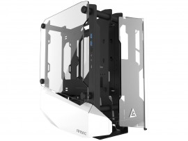 Antec Striker Aluminum and Steel ITX Computer Case, Front GPU Mount, Up to 4 x 120 mm Fan Support, USB 3.1 Type-C Ready and PCI-E Riser Included (Striker Mini)