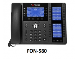 Fortinet FortiFone-580 FON-580 High end IP phone with 4.3" and dual 3.5" color