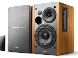 Edifier R1280DB Powered Bluetooth Bookshelf Speakers (Brown) 42W Optical Input