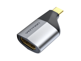 VENTION USB-C TO HDMI 4K/60HZ ADAPTER Gray Alloy Type 1 Year