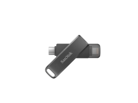 SanDisk iXpand Flash Drive Luxe 128GB Type-C Lightning 2 Years