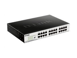 D-LINK DGS-1024D Network Switch Unmanaged Gigabit Ethernet 1U 24-Port 48 Gbps