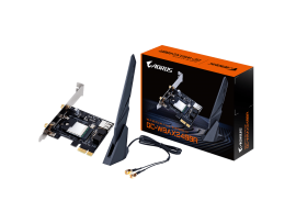 Gigabyte WiFi 6E GC-WBAX2400R 2x2 802.11 ax/Tri-Band WiFi PCIe Bluetooth 5.3