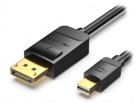 VENTION MINI DP TO DP 4K 2M CABLE 4K 60Hz 21.6Gbps FOR Projector, Computer