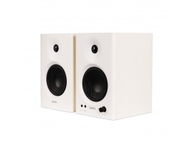 Edifier 2.0 MR4 Studio Monitors White Speakers 4" MDF cabinets RCA AUX TRS Input