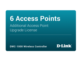 D-Link DWC-1000 Controller License for additional AP6 DWC-1000-AP6-LIC