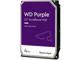 WD 4TB Purple 5400rpm 256MB 3.5" Internal Hard Disk for Stationary SATA 6Gb/s