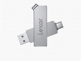 Lexar 32GB 130MB/s Dual Type-C and Type-A D30c USB 3.1 Flash Drive Lightweight