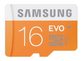 Samsung Micro SD 16GB EVO UHS-I 48MB/s MB-MP16DA Class 10 microSDHC UHS-I