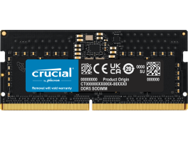 Crucial 8GB DDR5 4800 MHz SO-DIMM Memory Module PC5-38400 1.1V 262-Pin CL40