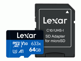 Lexar Professional 2000x 128GB SDHC UHS-II C10 V90 U3 LSD2000128G-BNNNG