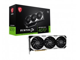 Msi NVIDIA GeForce RTX 4070 Ti Ventus 3X OC 12G Video Card HDMI DP GDDR6X