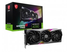 Msi GeForce RTX 4090 Gaming X TRIO 24G Video Card GDDR6X 384 bit HDMI DP 21 Gbps