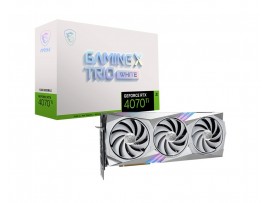 MSI GeForce RTX 4070 Ti GAMING X TRIO White 12G Video Card GDDR6X 192 bit HDMI