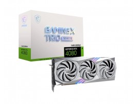 MSI GeForce RTX 4080 16GB GAMING X TRIO White Video Card DP HDMI GDDR6X 256 bit