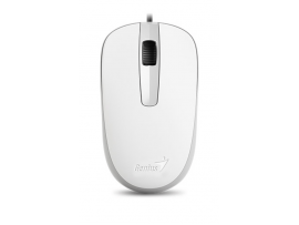 Genius DX-120 White USB wired optical mouse 1000DPI Suitable for Both Hands