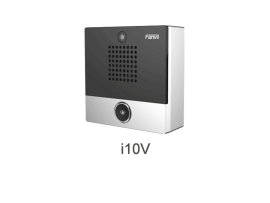 Fanvil i10V Mini intercom with a built-in camera 2 SIP lines Supports POE 10/100