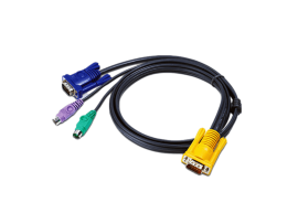 Aten 2L-5206P SPHD15 to VGA and PS/2 KVM Cable (20') 6M VGA Male SPHD-15 Male