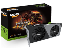 Inno3D GeForce RTX 4060 (DLSS 3) TWIN X2 8GB GDDR6 Graphic Card 128-bit 17Gbps