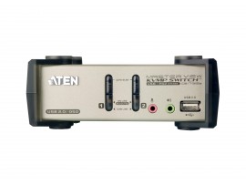 Aten CS1732B 2-Port PS/2-USB VGA/Audio KVMP Switch with OSD 2048 x 1536 @ 60Hz