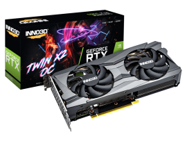 Inno3D GeForce RTX 3060 12GB TWIN X2 OC Graphic Card 15Gbps GDDR6 192bit HDMI DP