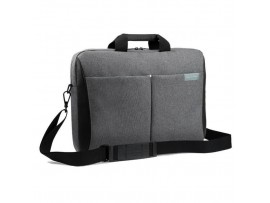 Miracase NH8053B 15.6" Laptop Shoulder Bag Gray Modern design Back troll strap