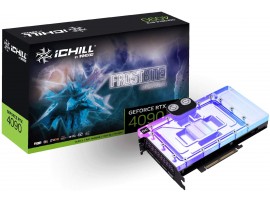 Inno3D RTX 4090 ICHILL Frostbite Ultra 24GB GDDR6X Video Card 21Gbps 384 bit