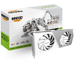 Inno3D GeForce RTX 4060 Ti (DLSS 3) TWIN X2 OC White 8GB GDDR6 128 bit