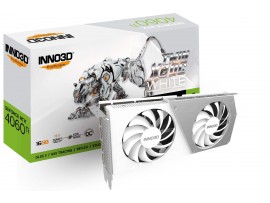 Inno3D RTX 4060 Ti 16GB TWIN X2 OC White Video Card GDDR6X 128 bit HDMI DP