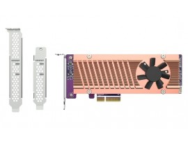QNAP Dual M.2 22110 / 2280 PCIe Gen3 x4 NVMe SSD Expansion Card