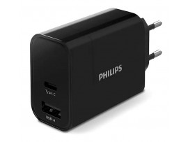 Philips Phone Charger DLP2621/12 USB A + Type-C 30W 50% charge in 30 minutes