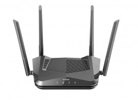 D-LINK DIR-X1530 - Wireless Router, Gigabit, Wi-Fi 6 AX1500 3 10/100/1000BASE-T