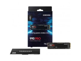 Samsung 4TB 990 PRO PCIe 4.0 x4 M.2 2280 Internal SSD up to 7450 MB/s 256-Bit