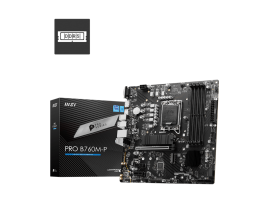 MSI PRO B760M-P - Motherboard, Intel B760, LGA 1700, DDR4, micro ATX HDMI DP