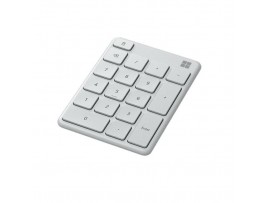 Microsoft white Number Pad Glacier Standalone pad for Numeric Input 23O-00024