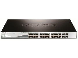 D-Link DGS-1210-28P - Network Switch, Managed, L2, Power over Ethernet (PoE), 1U