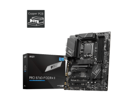 MSI PRO B760-P DDR4 II - Motherboard, Intel B760, LGA 1700, ATX DIMM SDRAM