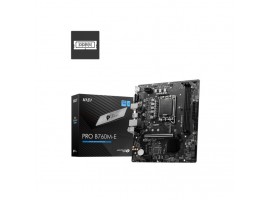 MSI PRO B760M-E DDR5 SDRAM - Motherboard, Intel B760, LGA 1700, micro ATX M.2