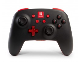 PowerA Enhanced Wireless Controller for Nintendo Switch - Black Bluetooth LEDs