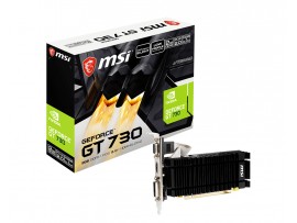 MSI N730K-2GD3H/LPV1 - Video Card, NVIDIA GeForce GT 730, 2GB, GDDR3 64 bit 300W