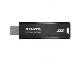 Adata SC610 1TB USB 10Gbps Type-A Black External Solid State Drive USB 3.2