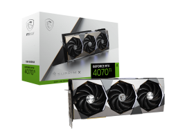 MSI GeForce RTX 4070 Ti SUPRIM 12G - Video Card, NVIDIA, 12GB, GDDR6X 192 bit