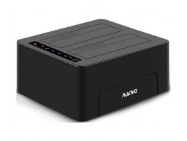 MAIWO USB3.0 Dual Bay Docking station and duplication for two disks 3.5/2.5