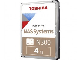 Toshiba N300 4 TB 3.5" 7200 RPM 256Mb Serial ATA III HDD HDWG440EZSTA 3 Years