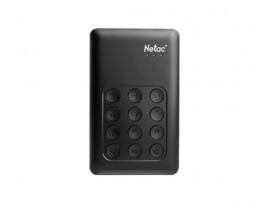 Netac K390 1 TB Password External Hard Drive Black USB Type-A NT05K390K-001T-30BK