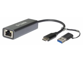 D-Link DUB-2315/A1A Network adapter USB Type C USB 3.0 10/100/1000 Mb/s 2.5 Gbps