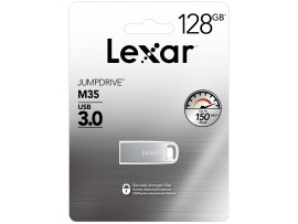 Lexar JumpDrive USB 3.0 M35 128GB Silver Housing up to 150MB/s read for PC / MAC