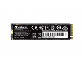 Verbatim 1TB Vi5000 PCIe NVMe M.2 2280 Internal SSD Up to 4500 MB/s Read 2 Year